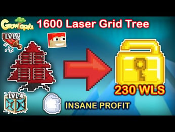 Growtopia Laser Grid Gem Farm Route and Farming Guide