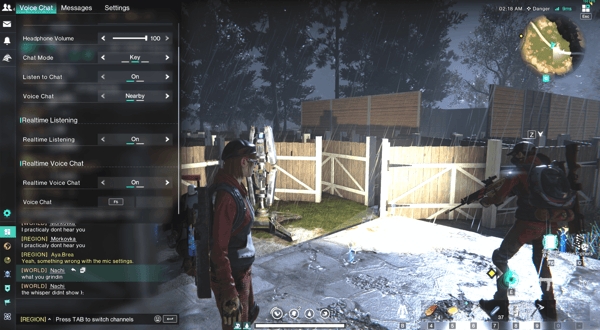 Once Human best audio settings for footsteps and quiet territories
