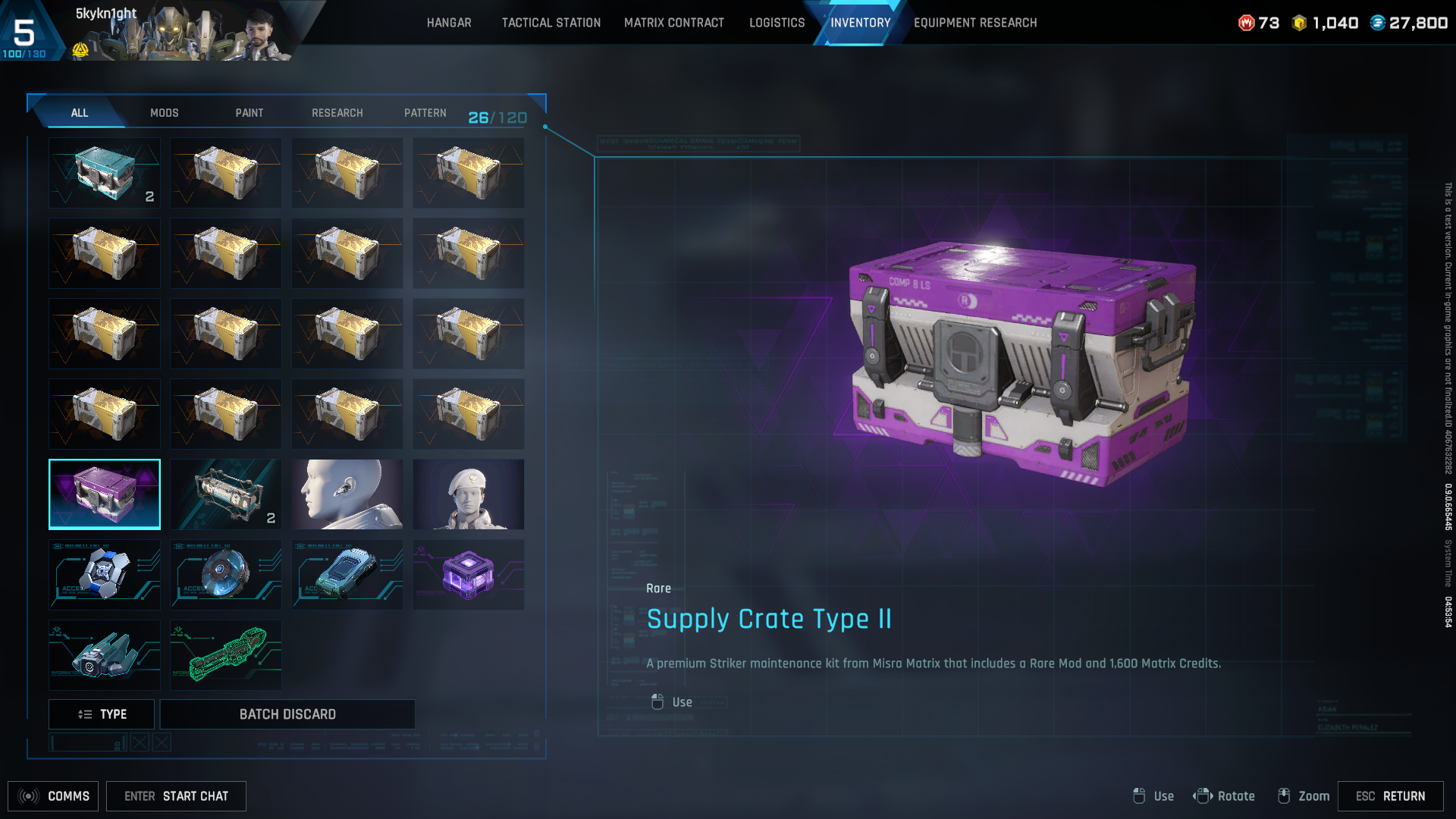 Blue and Purple Supply Crates in Mecha Break