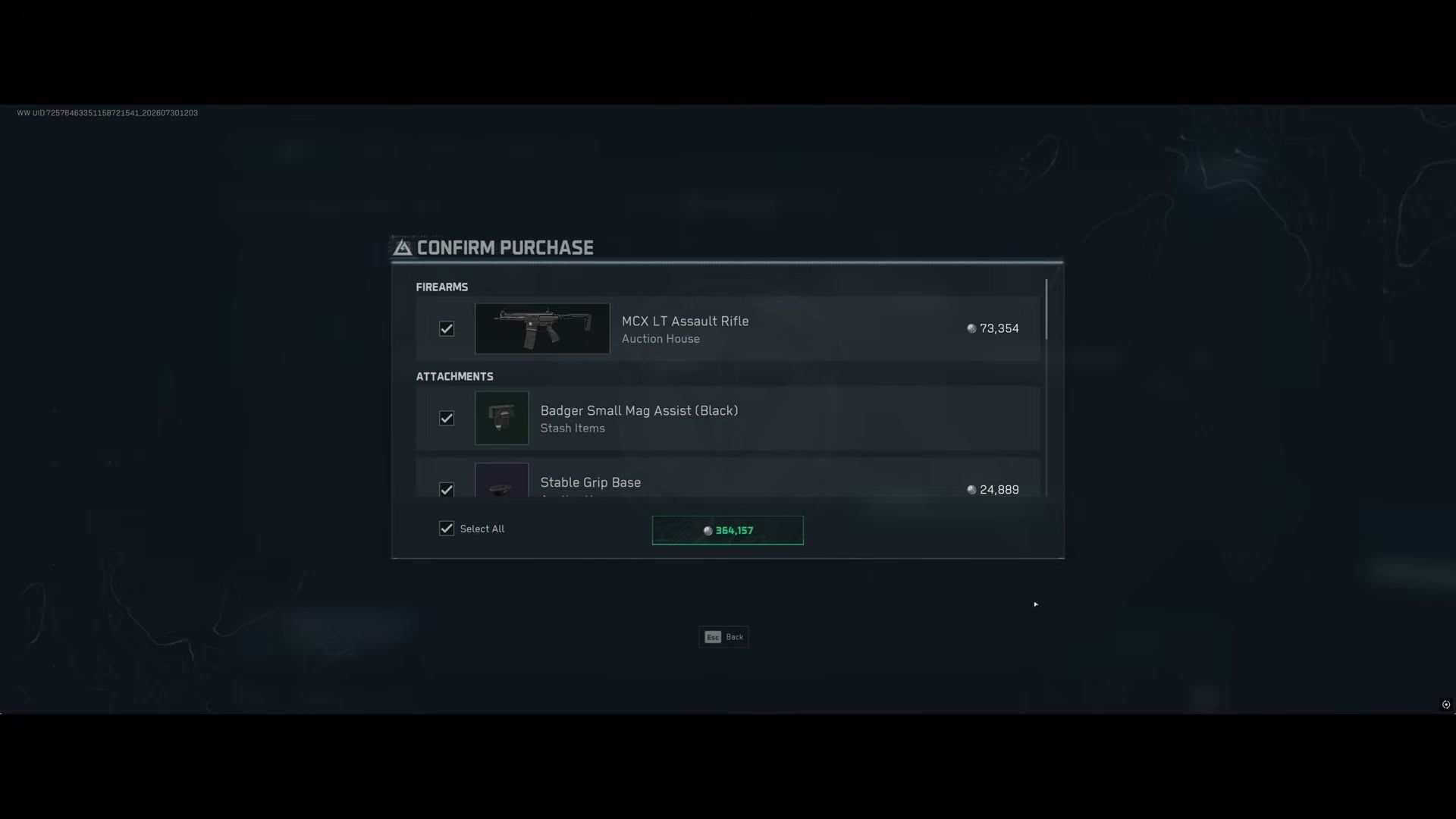 MCX LT Assault Rifle Confirm Purchase budget kit