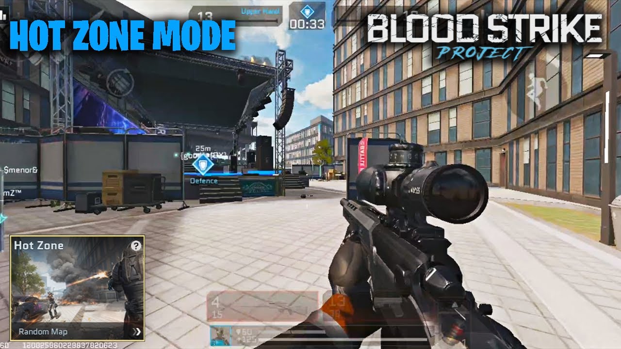 Blood Strike Hot Zone mode combat gameplay