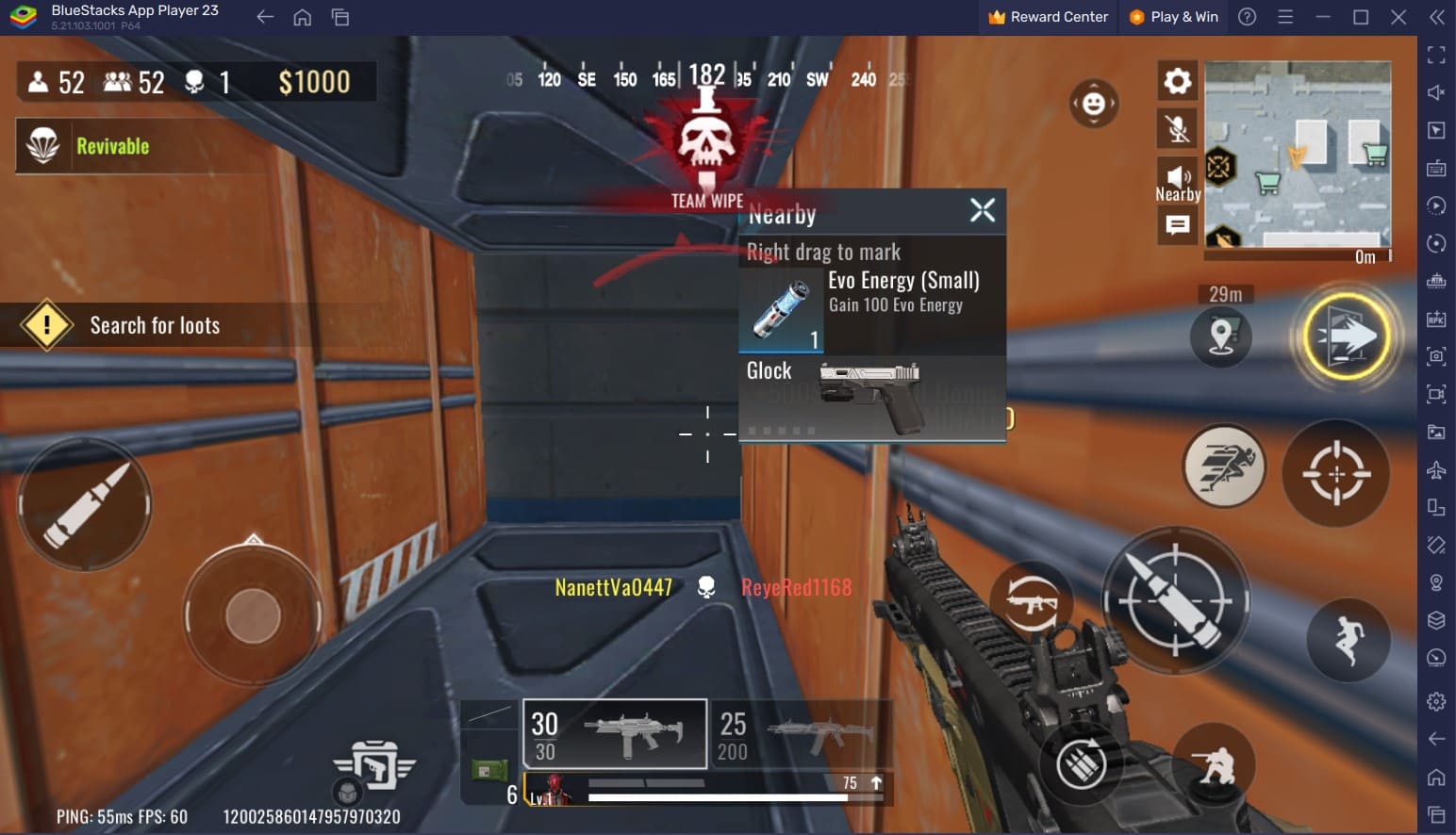 Blood Strike in-game event missions menu