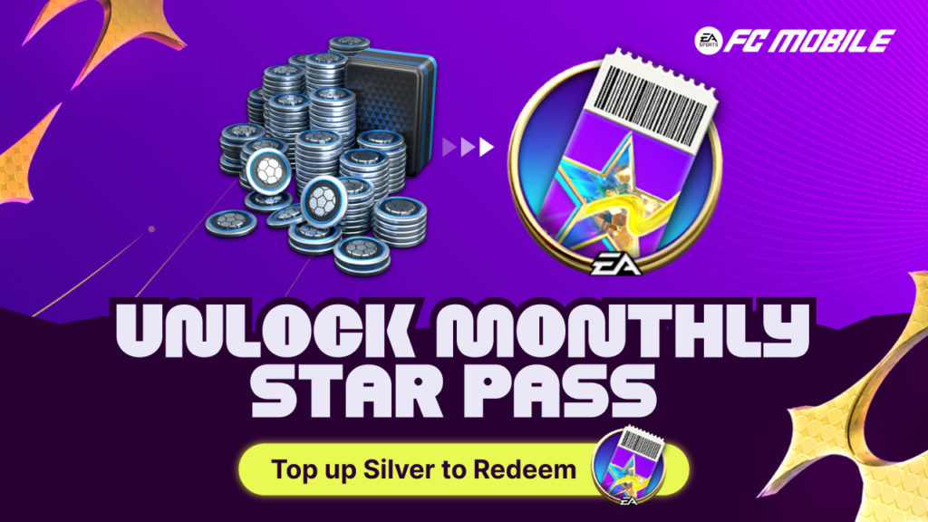 EA Sports FC Mobile store interface showing the Star Pass unlock for 999 Silver