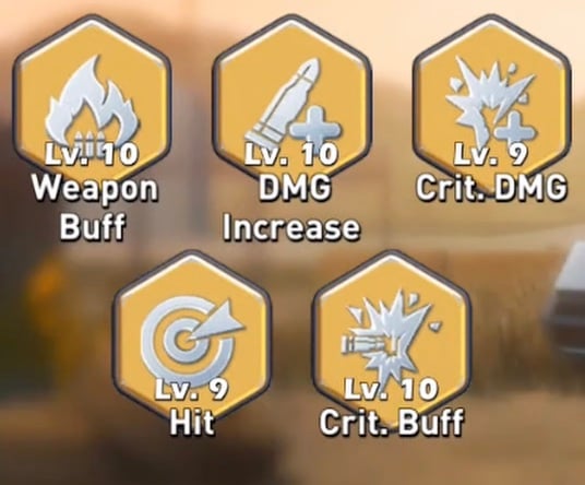 Top War Weapon Buff offensive component icon