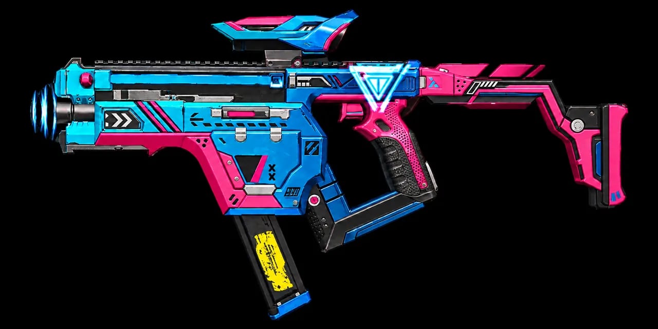 Blood Strike P90 Neon Shard Ultra skin