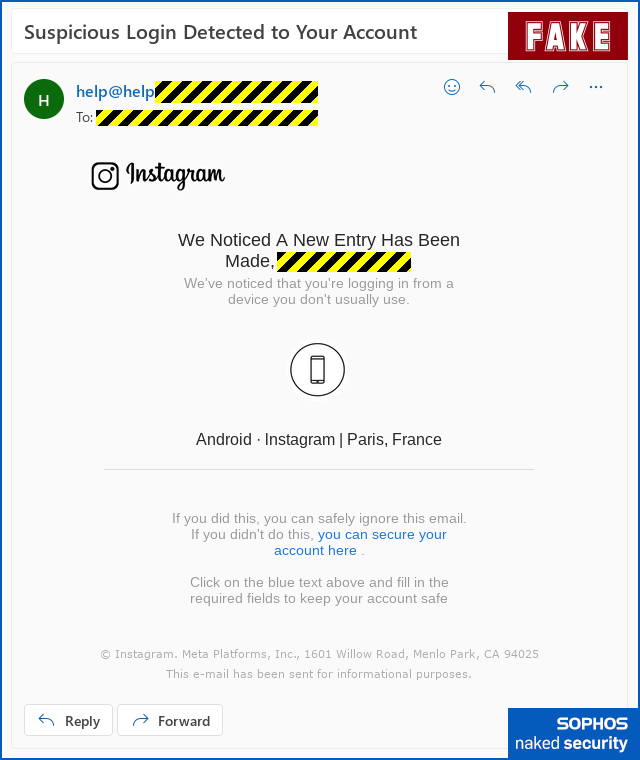 Fake top-up site asking for account email and password instead of just UID