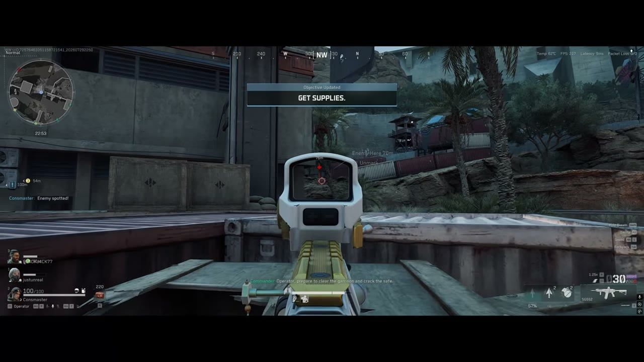 SG552 Operations gameplay Zero Dam close mid fights