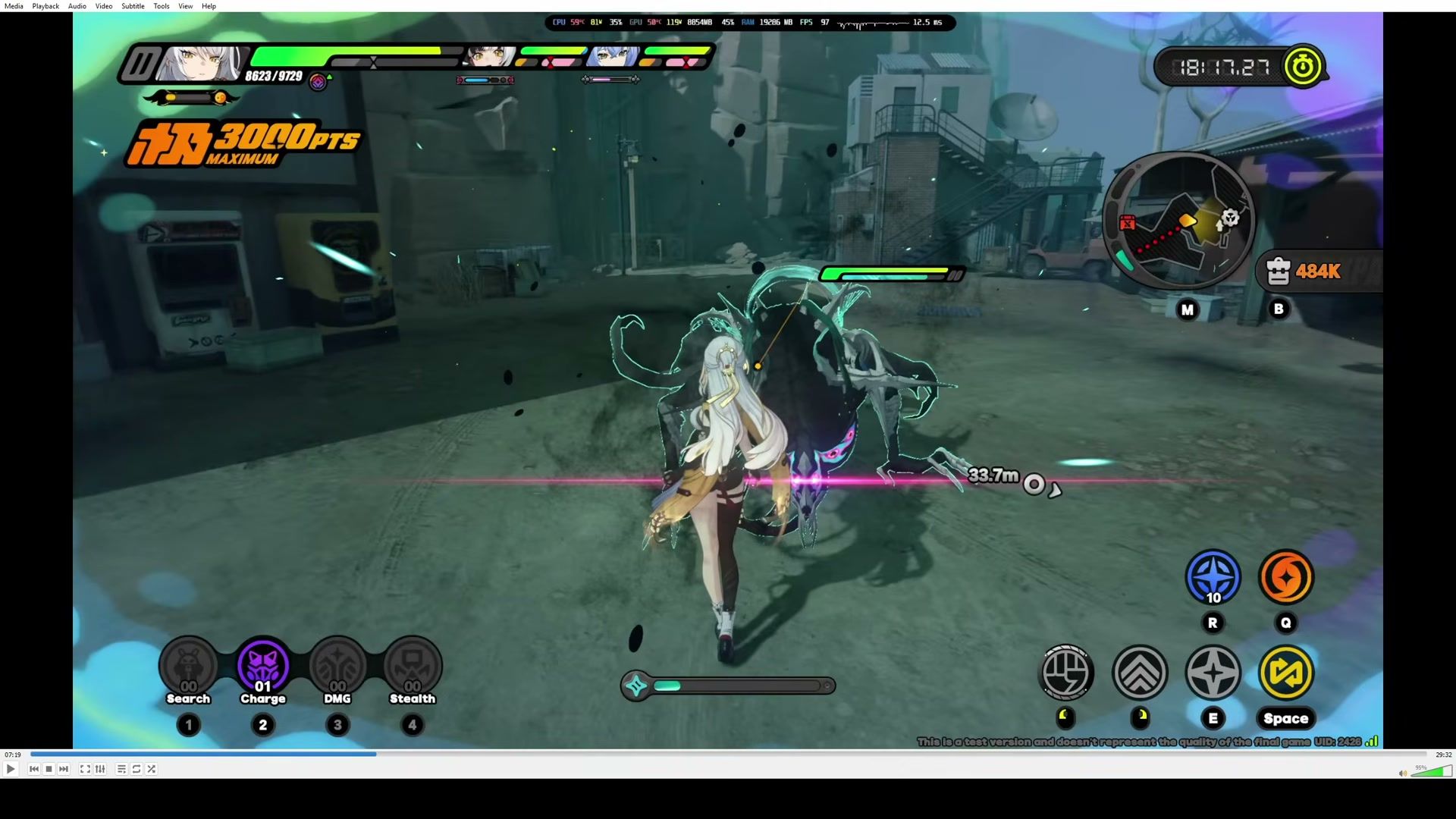 Ulidim chase fight in Zenless Zone Zero Enigma of the Labyrinth