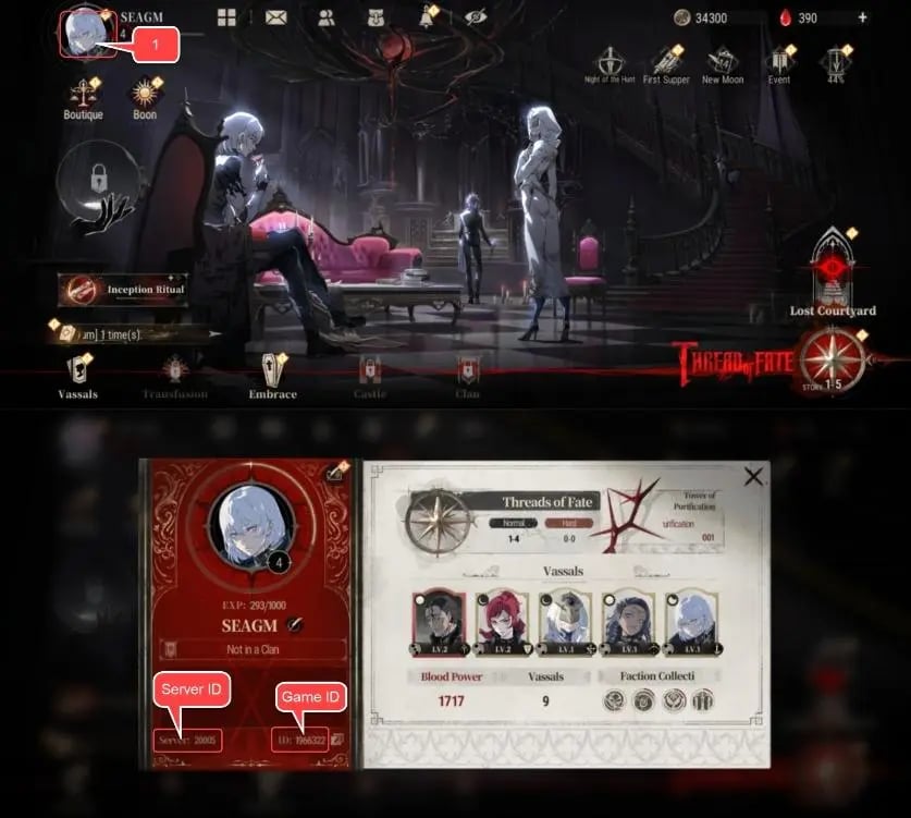 How to find your Silver and Blood Moonflow Top Up UID