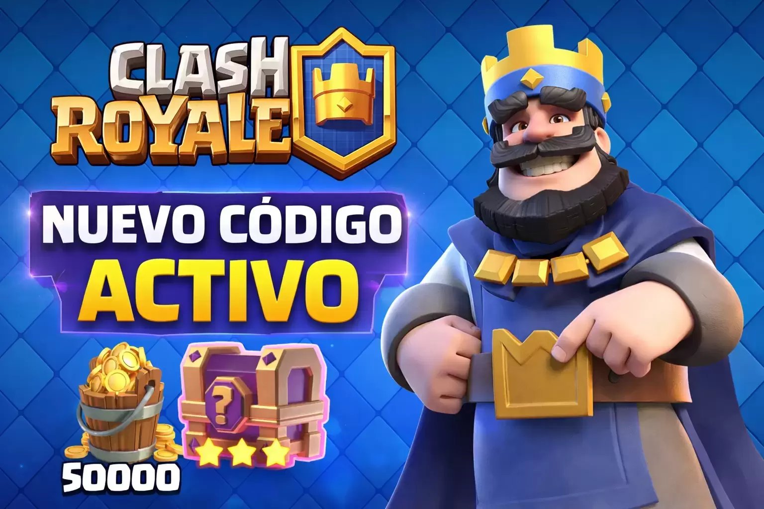 Clash Royale mobile app displaying reward claim pop-up window