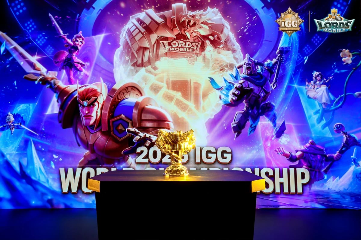 Stage setup at the Lords Mobile 2026 World Championship finals in Singapore
