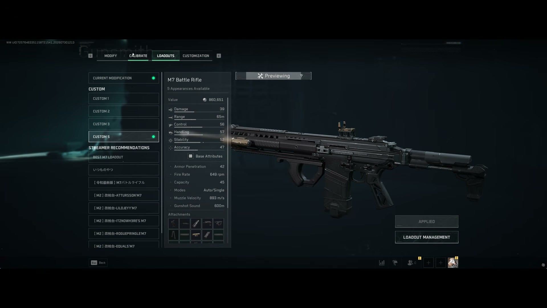 M7 Battle Rifle meta loadout Delta Force Operations