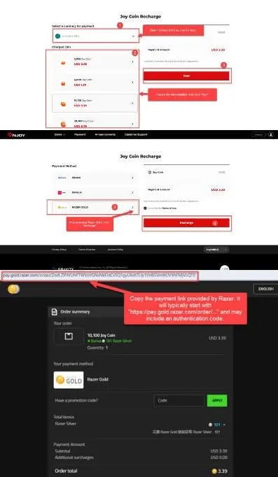 How to find your Razer Pay Link UID