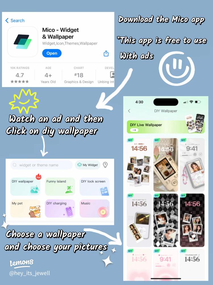 MICO Live beauty filters and facial sticker settings screen