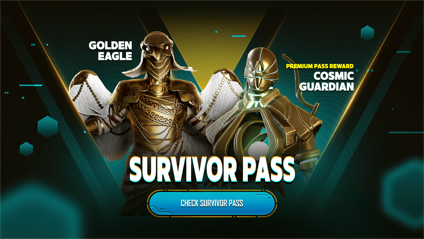 NEW STATE Mobile Survivor Pass interface showing NC rewards and level milestones