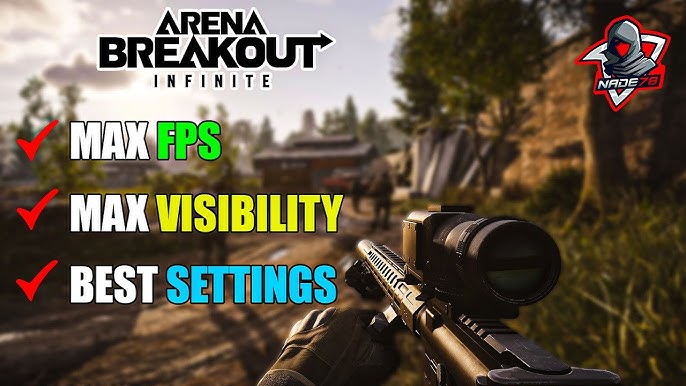 Arena Breakout Infinite interior visibility comparison in Armory map with low shadow settings