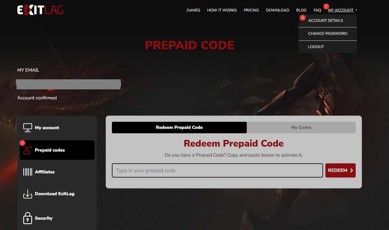 How to find your ExitLag UID