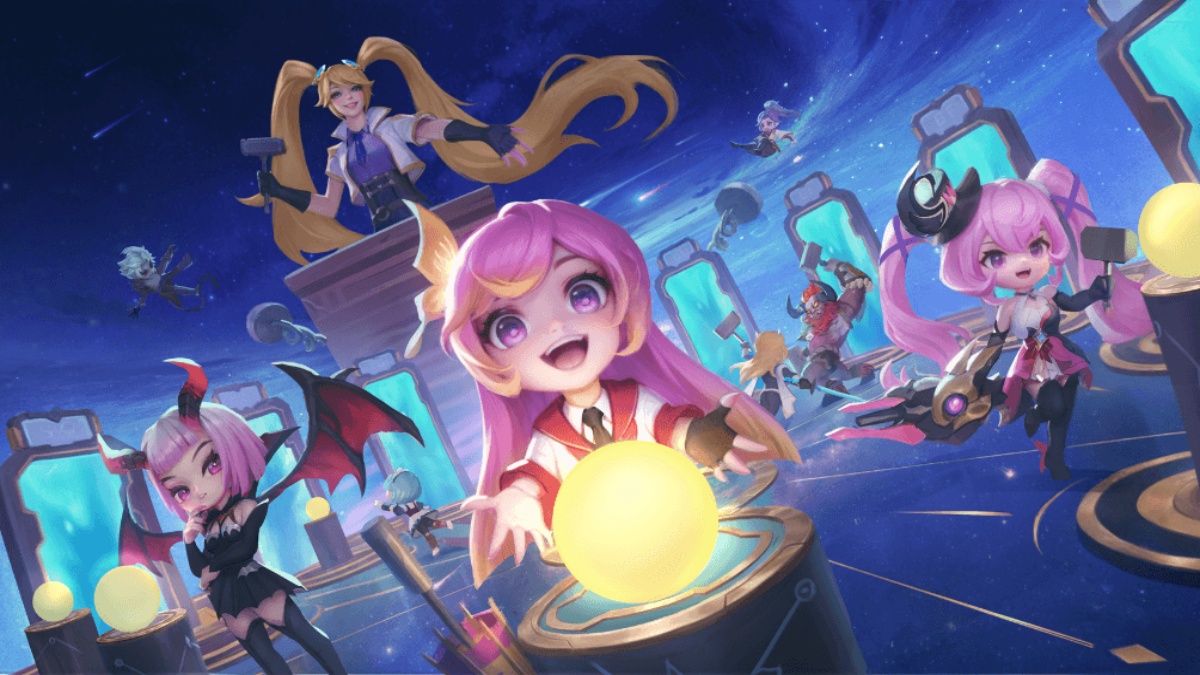 Magic Chess Go Go custom chessboard arena and commander skins in match