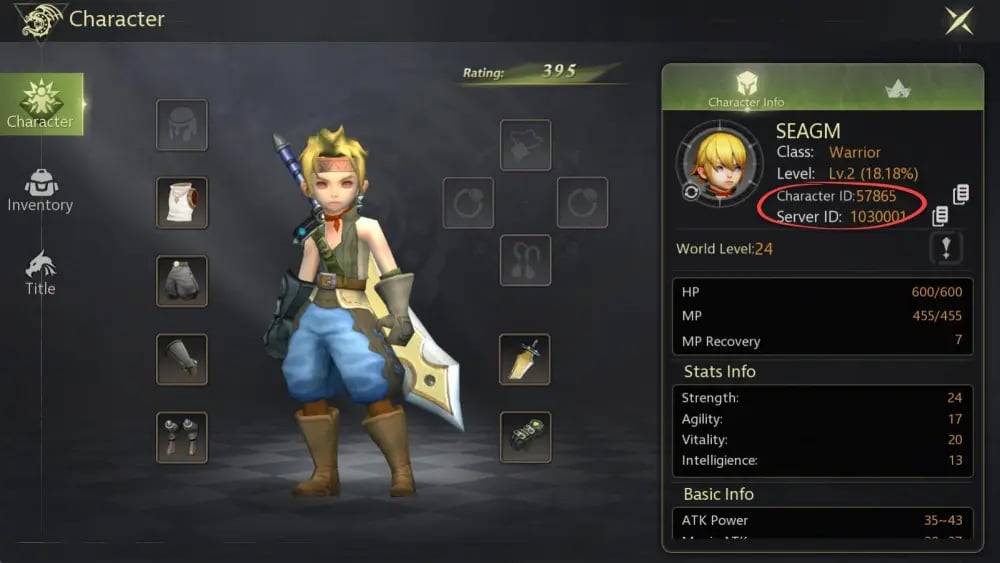 How to find your Dragon Nest M Classic Cash UID