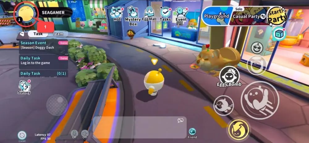 How to find your Eggy Party Eggy Coins UID