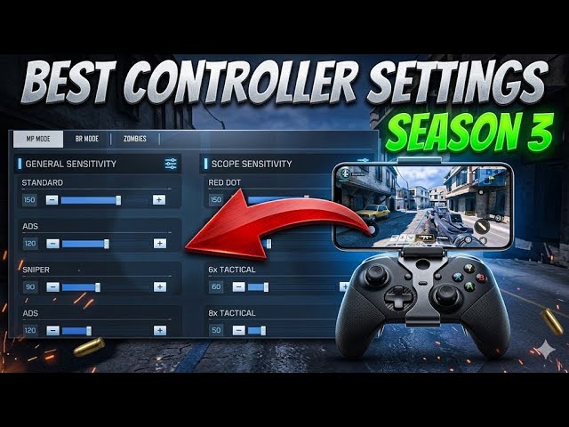 In-game COD Mobile controller settings menu highlighting layout preset options