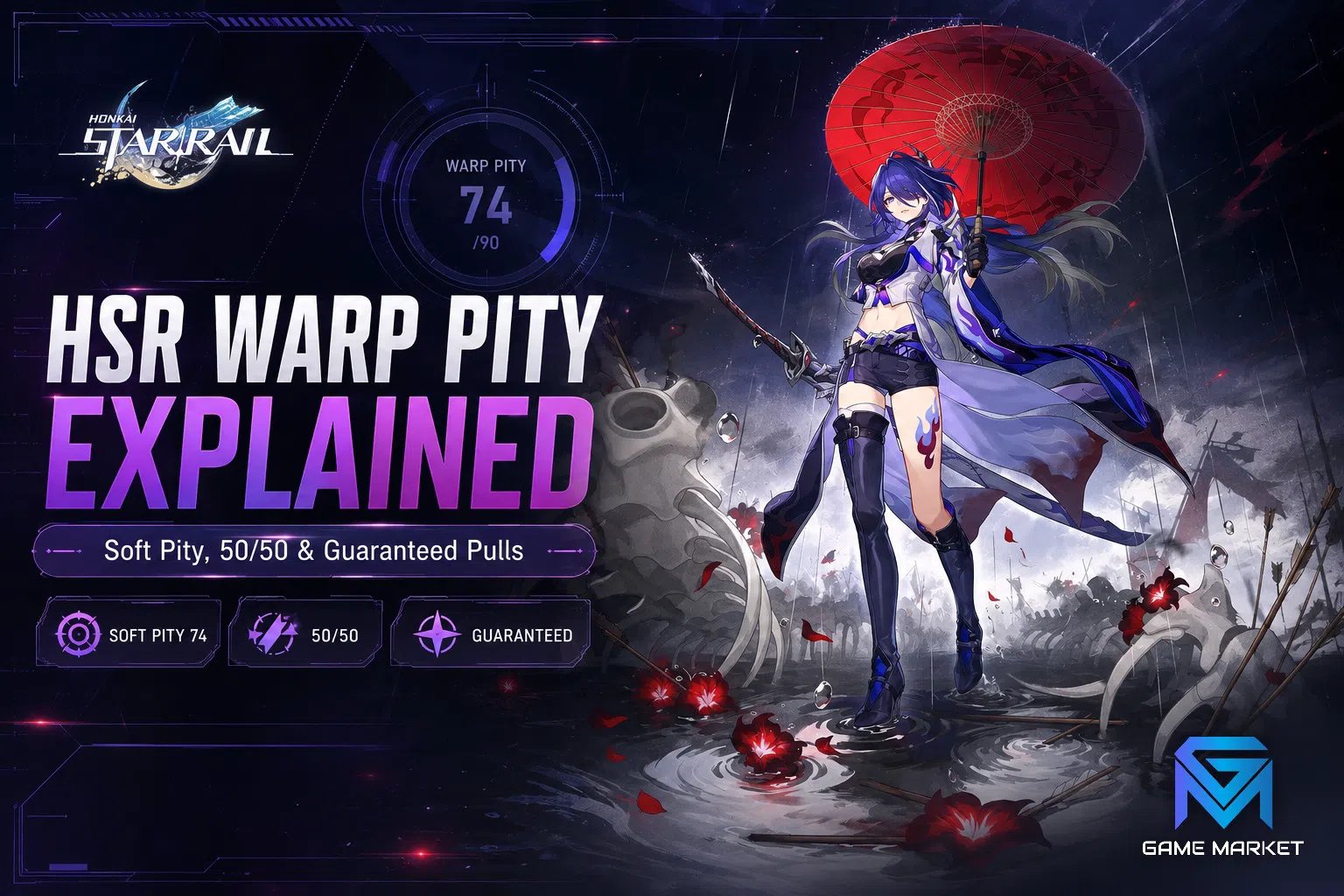 Honkai Star Rail gacha warp screen displaying banner pull rates