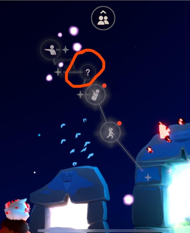 Seasonal spirit constellation tree showing exclusive cosmetic branches