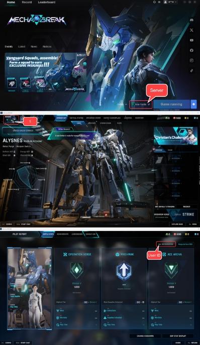 How to find your Mecha Break UID