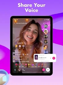 Tango Live interface displaying video broadcast and interaction controls