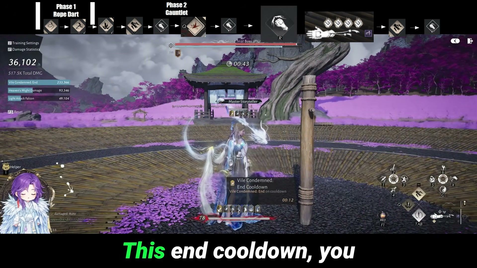 Where Winds Meet Gauntlets Vile Condemned End burst DPS