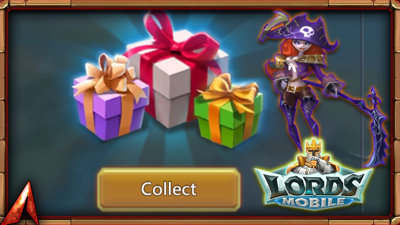 Lords Mobile guild gift and event mail collection interface