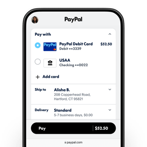 PayPal checkout portal processing digital payment transfer