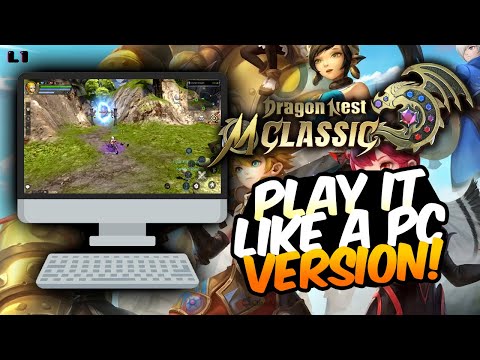 Mobile account settings tab showing numeric character identifiers and server selection in Dragon Nest M Classic