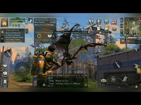 Players defending against infected swarms during a high-load LifeAfter camp invasion