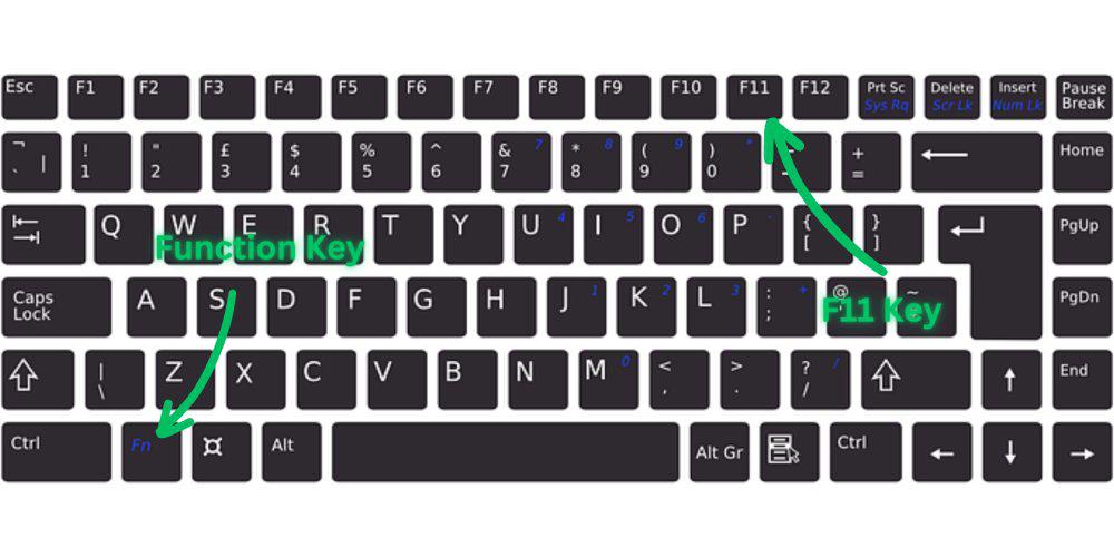 Windows full screen display mode