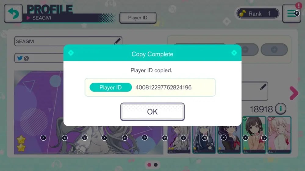 How to find your Hatsune Miku: Colorful Stage! Crystals UID
