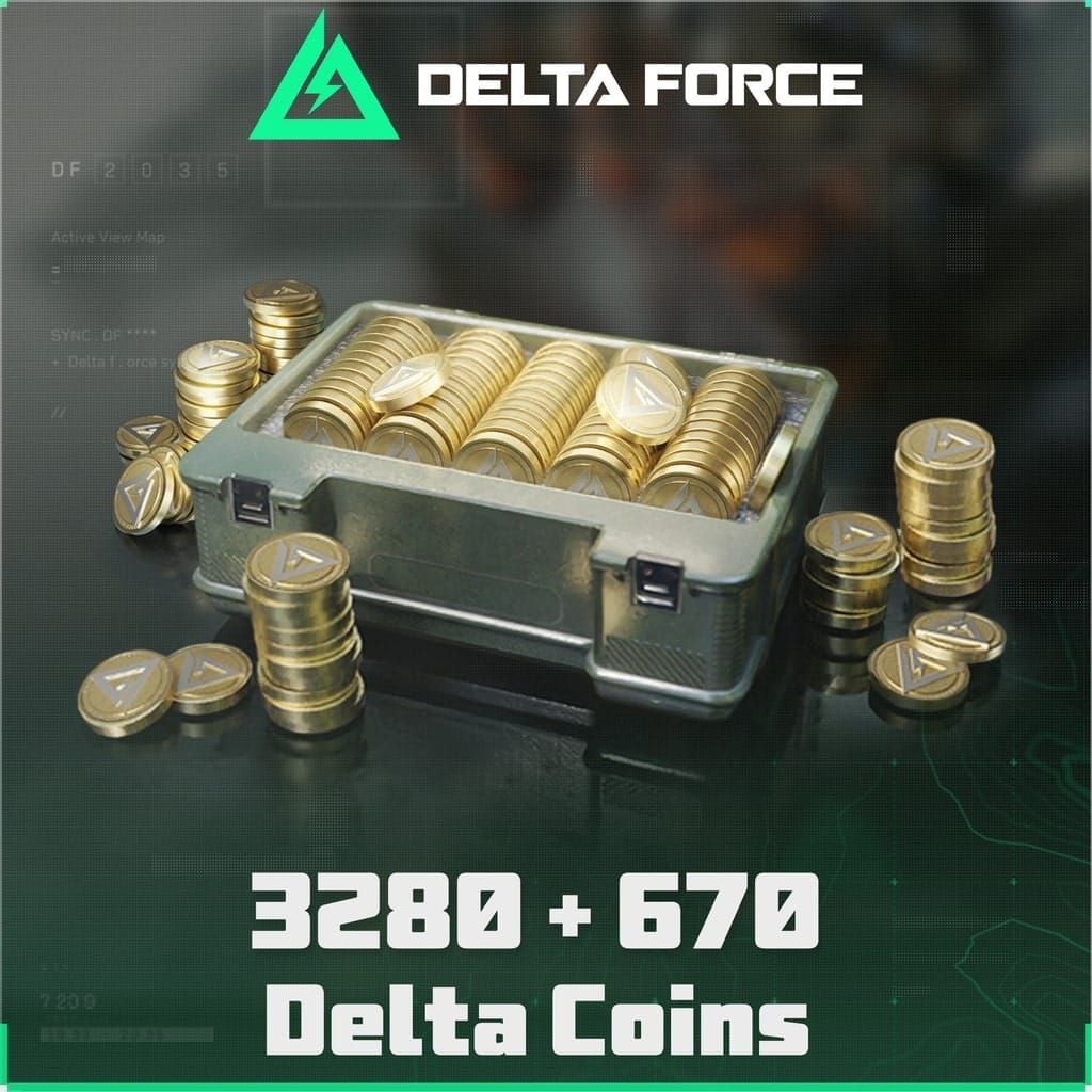 In-game tactical gear and Delta Coins bundle showcase