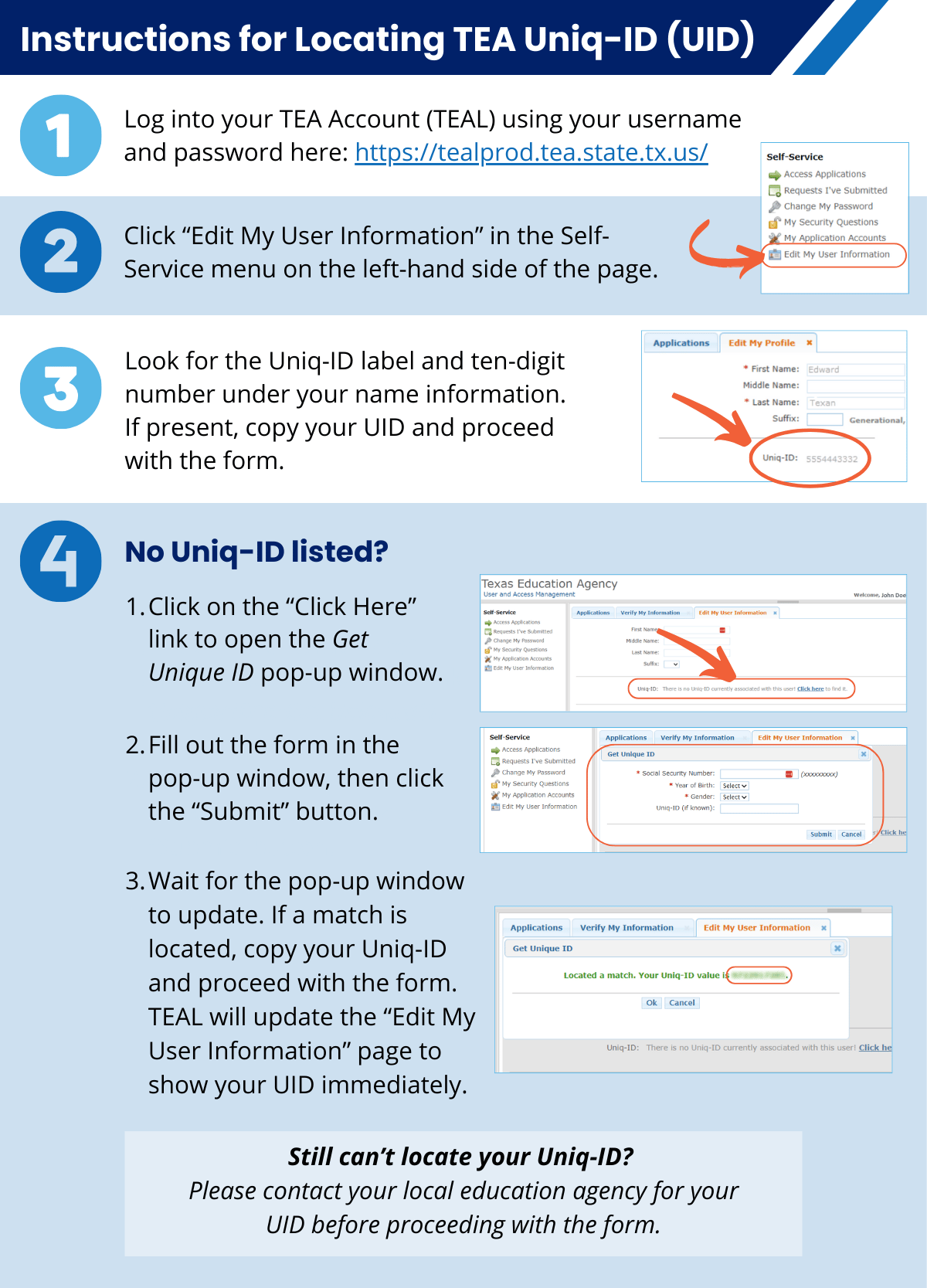 How to find your Tada UID